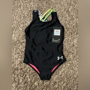NWT Under Armour UA Girls Racer 1-Piece Swimsuit sz 5